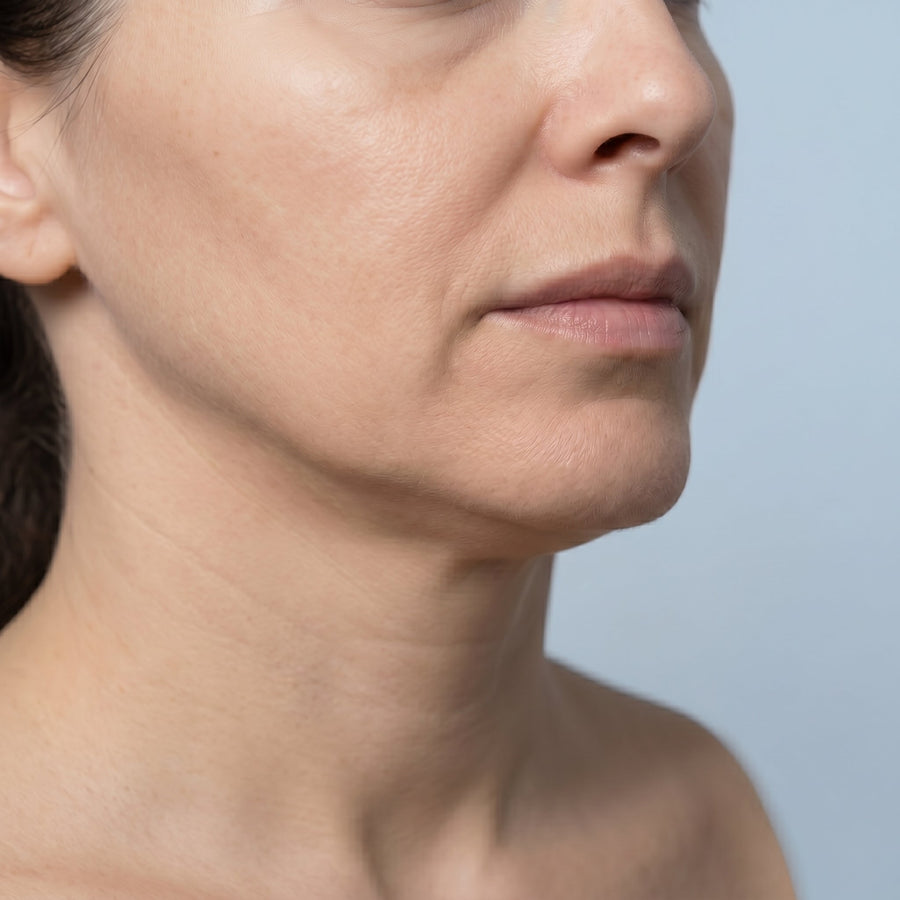 Peau avant la routine de soins coréens Medicube — Semaine 1