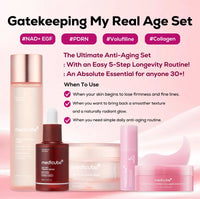 Medicube Routine Anti-Âge — Texture et résultat du coffret 5 étapes