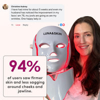 Medicube RegénMask — Avant / après lifting de l'ovale du visage